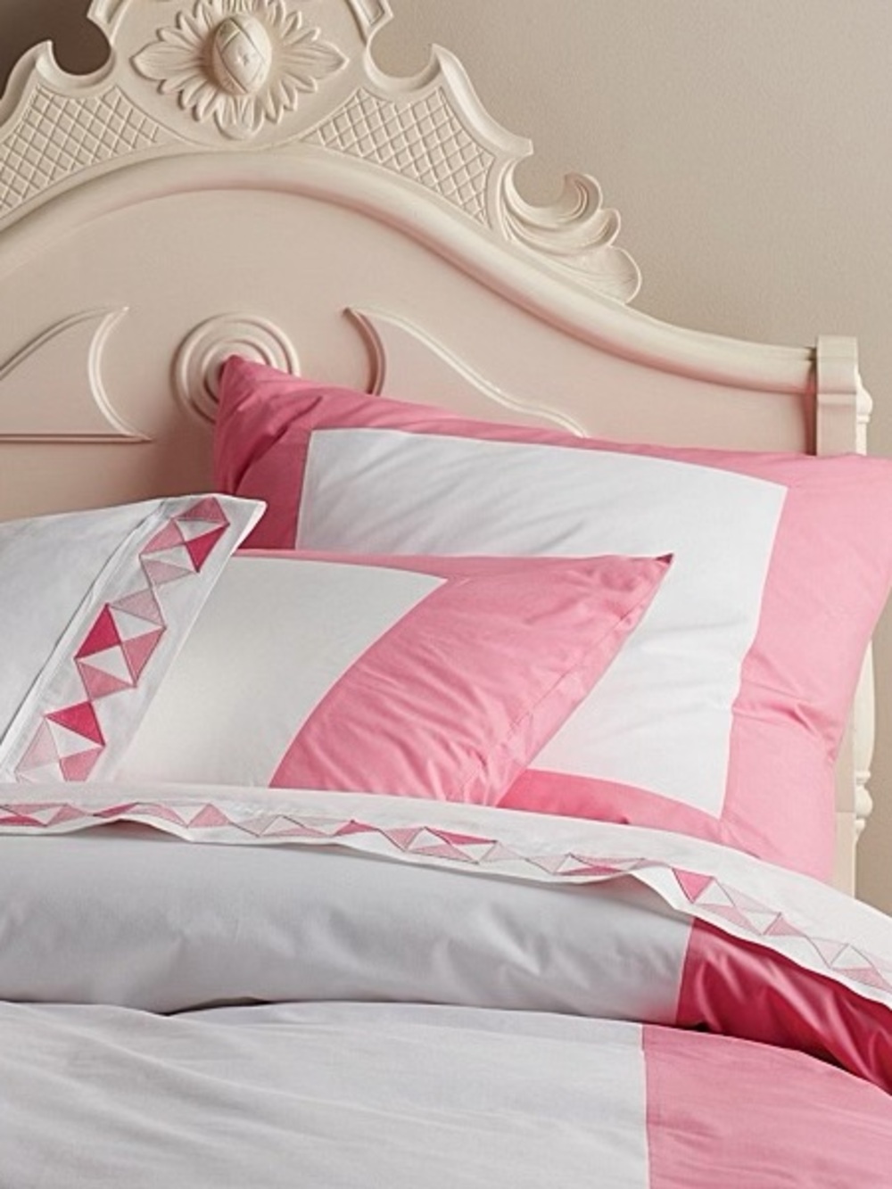 Serena & Lily Color Frame Queen/Full Duvet Cover + 2 Standard Shams